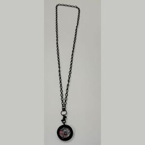 Origami Owl Necklace - Black Silver Multi, Heart Read Soccer Mom